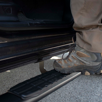 Fishbone Offroad 2015+ Ford F150 Super Crew Cab מדרגות צד סגלגלות - מרקם שחור