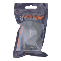 DeatschWerks 10AN נקבה מתלקחת מסתובב 120 מעלות קצה צינור CPE - אנודייז שחור מט