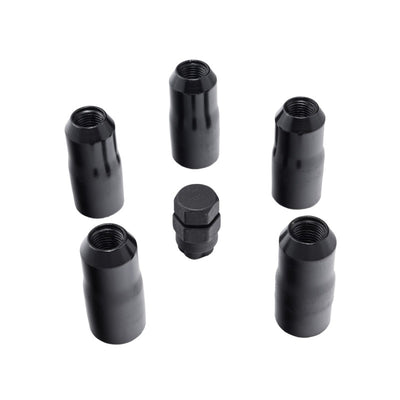 Rugged Ridge 18-20 ג'יפ רנגלר JL/JLU שחור M14-1.5 סט אום נעילת גלגל עם מפתח