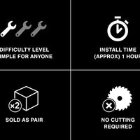 Raxiom 07-18 ג'יפ רנגלר JK LED Halo פנסים- בית כרום (עדשה שקופה)