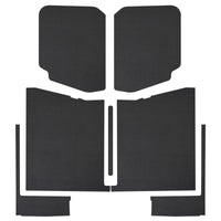 DEI 20-22 Jeep Gladiator JT 4-Dor Mat Boom Mat Kit Complete Headliner - 7 חלקים - מראה עור שחור