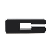 ORACLE Lighting אוניברסלי מואר LED תגי אותיות - גימור משטח Blk מט - C ראה אחריות