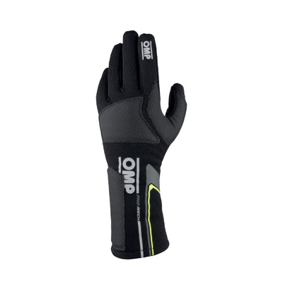 OMP Pro Mech Evo Gloves שחור - מידה M (Fia 8856-2018)