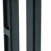 Kuryakyn 12 אינץ' כידון בילט Risers שחור