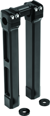 Kuryakyn 12 אינץ' כידון בילט Risers שחור