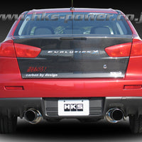 HKS 08-09 Evo 10 Hi-Power Dual Tip Catback אגזוז