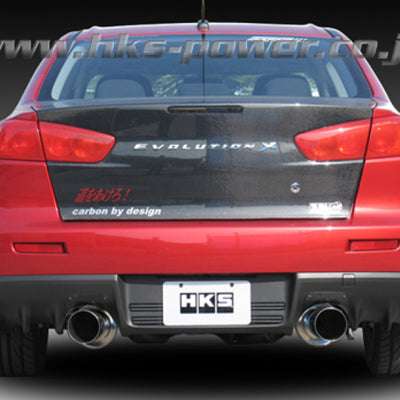 HKS 08-09 Evo 10 Hi-Power Dual Tip Catback אגזוז
