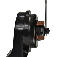 Hella ערכת צופר חצוצרה תאומים 12V אוניברסלי - שחור