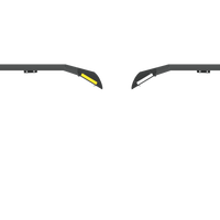 Road Armor 18-20 Jeep Wrangler JL Stealth Fender Front Flare w/Switchback LED DRL - Tex Blk