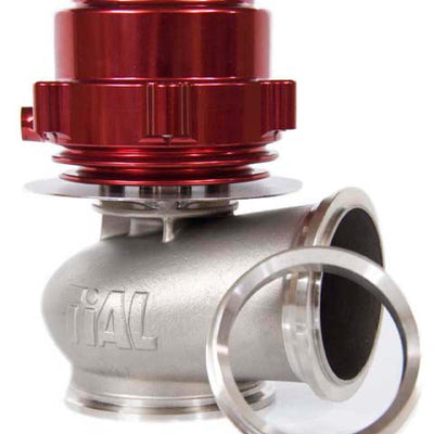 TiAL Sport V60 Wastegate 60 מ"מ .592 בר (8.60 PSI) עם מהדקים - אדום