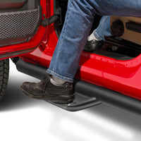 N-Fab Nerf Step 2018 ג'יפ רנגלר JL SUV 4 דלתות- Tex. שחור - W2W - 3in