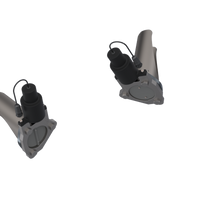 QTP 15-18 שברולט קמארו SS 6.2 ל' 3.0 אינץ' 304SS תוקפן חתך כפול צינורות אמצע