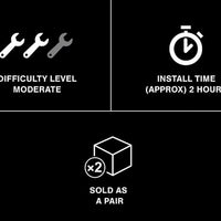 Raxiom 18-22 Jeep Wrangler JL Axial Plateau Plateau פנסי LED אחוריים- בית שחור (עדשה מעושנת)