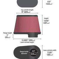החלפת מסנן אוויר של Airaid Dodge 5.9/6.7L DSL / פורד 6.0L DSL