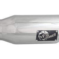 aFe MACH Force-XP 304 SS זוג קצה פליטה מלוטש עם קיר בודד 4 אינץ' כניסת x 6 אינץ' יציאה x 15 אינץ' L