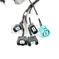 רתום מנוע חסום מסדרת Rywire Honda K-Tucked w/OBD2 02-04 RSX K20 חיישן/חומת אש VSS