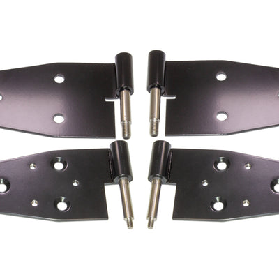 קנטרול 03-06 ג'יפ רנגלר TJ ציר דלת סט של 4 חלקים שחור