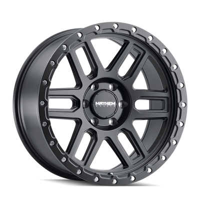 Mayhem 8304 Delta 17x9 / 6x139.7 BP / 0mm Offset / 106mm Hub Black Matte Wheel