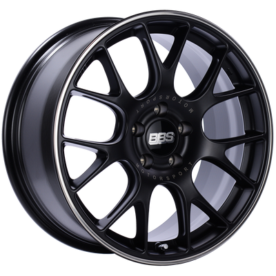 BBS CH-R 18x8 5x120 ET40 גלגל שפה מלוטש בשחור סאטן -82 מ"מ PFS/קליפ נדרש