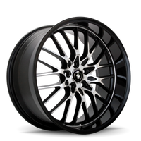 Konig Lace 17x7 10x100/114.3 ET40 שחור/חישור למכונה