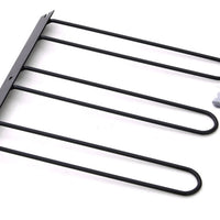 תוסף אופני מטען אוניברסלי לונד 20x60 מנשא פלדה לא מתקפל - שחור