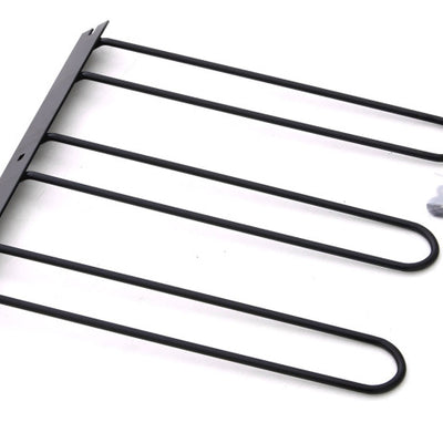 תוסף אופני מטען אוניברסלי לונד 20x60 מנשא פלדה לא מתקפל - שחור