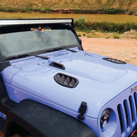 Daystar 2007-2018 Jeep Wrangler JK Hood Side Vent Kit זוג שחור מימין ושמאל