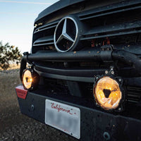 KC HiLiTES Gravity Titan LED 6 אינץ'. - חבילת זוג (אלומת נסיעה SAE)