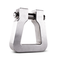 שריון גוף 4x4 Mega D-Ring מעובד כסף סינגל