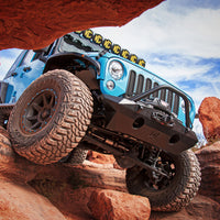 ICON 07-18 ג'יפ רנגלר JK Pro סדרת פגוש קדמי Rec כננת תושבת עם בר/טאב