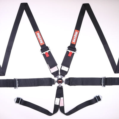 RaceQuip שחור SFI CAMLOCK חגורת בטיחות PU Lap HNR