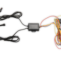 Raxiom 18-22 ג'יפ רנגלר JL/JT צירי 9 אינץ' פנסי LED עם בית RGB Halo- Blk (עדשה שקופה)