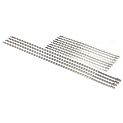 DEI נירוסטה קשר נעילה חיובי שמונה 1/4 אינץ' (7 מ"מ) x 9 אינץ' וארבעה 7 מ"מ x 20 אינץ'