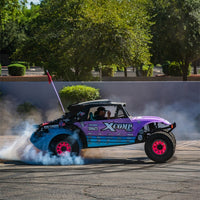 תעשיות קשיחות x SHREDDY 360-Series 6in Lights with/Wt Bcklght (2) + 6 Covers (2 ורוד/2 Teal/2 Blk)