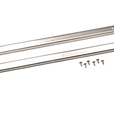 Kentrol 76-95 Jeep CJ7 Wrangler YJ Entry Guards Pair - כסף מלוטש