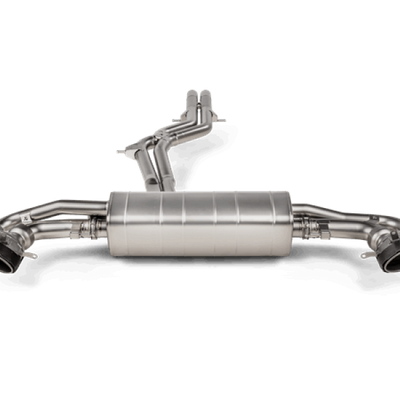 Akrapovic 2020+ Audi RS Q8 (M4) Evolution Line Cat Back (טיטניום) עם סיבי פחמן/טיטניום