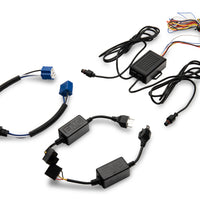 Raxiom 97-18 ג'יפ רנגלר TJ/JK צירי 7 אינץ' פנסי LED עם RGB Halo- Blk Hsng (עדשה שקופה)