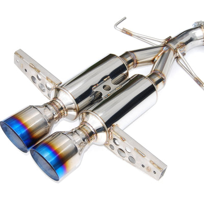 Invidia 2017+ Honda Civic Hatchback Sport/Sport Touring Gemini Titanium Tip Cat-back אגזוז