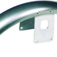 Bikers Choice 73-20 XL 73-86 FX 82-94 FXR Raw Narrow Frt Fender Chrm Bracket עבור גלגל 21 אינץ'