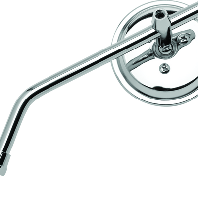 BikeMaster 3in מראה עגולה מתכווננת 10 מ"מ - כל אחת - כרום