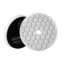 Chemical Guys Hex-Logic Quantum Light-Medium Pad ליטוש - לבן - 5.5 אינץ'