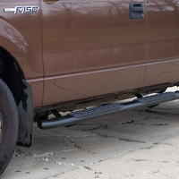Fishbone Offroad 09-14 Ford F150 Extended Super Cab מדרגות צד סגלגלות - מרקם שחור