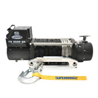 Superwinch 9500 LBS 12V DC 3/8in x 80ft חבל סינתטי Tiger Shark 9500 Winch