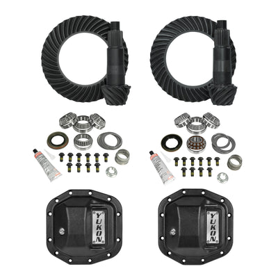 Yukon Gear High Stage 2 Jeep JL Re-Gear Kit עם כיסויים Dana 30/35 4.88 יחס 24 Spline