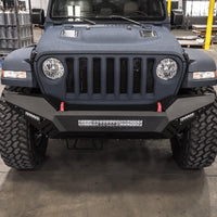 Road Armor 18-20 Jeep Wrangler JL SPARTAN bolt-On Bumper Front Skid Plate Guard - Tex Blk