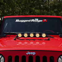 Rugged Ridge 07-18 ג'יפ רנגלר JK Elite Fast Track שמשה קדמית מתלה בר אור ללא מוט צולב
