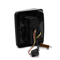 Raxiom 07-18 ג'יפ רנגלר JK Axial Series Vision LED פנסים אחוריים- בית שחור (עדשה מעושנת)