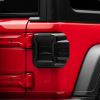 Raxiom 18-22 ג'יפ רנגלר JL פנסים אחוריים LED- בית שחור (עדשה מעושנת)