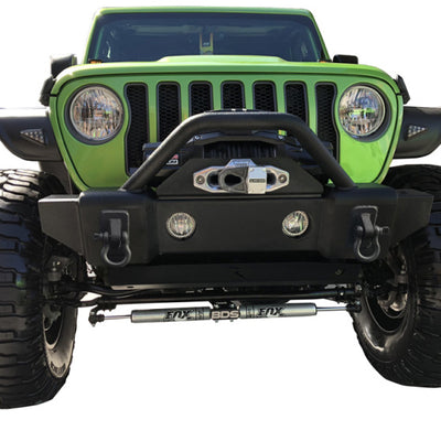 השתוללות 2007-2018 ג'יפ רנגלר (JK) פגוש שחזור עצים קדמי - שחור