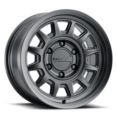 Raceline 952B Aero 17x8.5in / 6x139.7 BP / 0mm Offset / 106.1mm Bore - גלגל סאטן שחור